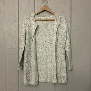 Pure Jill cotton knit open faced cardigan | size XS